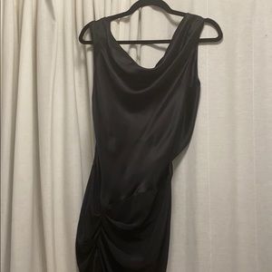 Black Halo silk cocktail dress